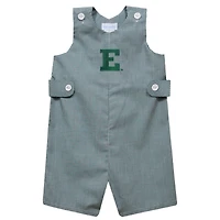 Toddler Vive La Fete Green Eastern Michigan Eagles Gingham Jon Romper