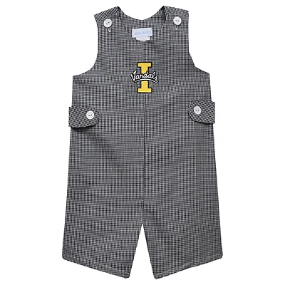 Toddler Vive La Fete Black Idaho Vandals Gingham Jon Jon Romper