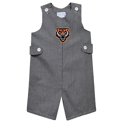 Toddler Vive La Fete Black Idaho State Bengals Gingham Jon Jon Romper