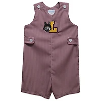 Toddler Vive La Fete Maroon Loyola Chicago Ramblers Gingham Jon Jon Romper