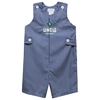 Toddler Vive La Fete Navy UNC Wilmington Seahawks Gingham Jon Jon Romper
