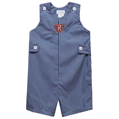 Toddler Vive La Fete Navy Radford Highlanders Gingham Jon Jon Romper