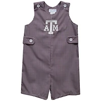 Toddler Vive La Fete Maroon Texas A&M Aggies Gingham Jon Jon Romper