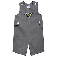 Toddler Vive La Fete Black Towson Tigers Gingham Jon Jon Romper