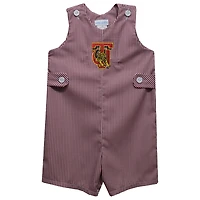 Toddler Vive La Fete Crimson Tuskegee Golden Tigers Gingham Jon Jon Romper