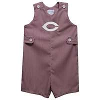 Toddler Vive La Fete Maroon UChicago Maroons Gingham Jon Jon Romper