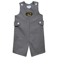 Toddler Vive La Fete Black Missouri Tigers Gingham Jon Jon Romper