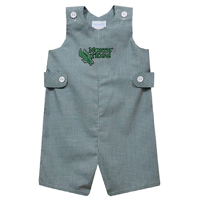 Toddler Vive La Fete Kelly Green North Texas Mean Green Gingham Jon Jon Romper