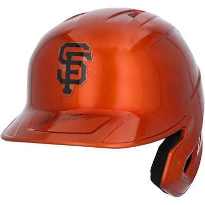Willy Adames San Francisco Giants Autographed Alternate Chrome Replica Batting Helmet