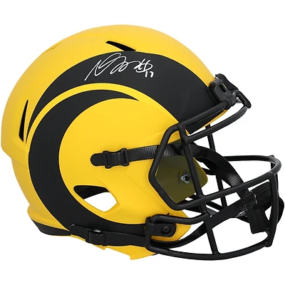 Davante Adams Los Angeles Rams Autographed Riddell Rave Speed Replica Helmet