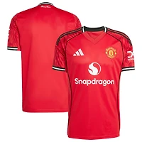 Men's adidas  Red Manchester United Home 2025/26 Replica Jersey