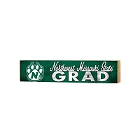 Northwest Missouri State Bearcats 3" x 13" Grad Block Sign