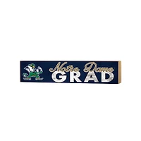 Notre Dame Fighting Irish 3" x 13" Grad Block Sign