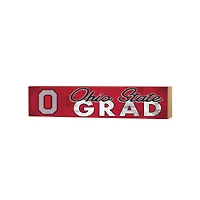 Ohio State Buckeyes 3" x 13" Grad Block Sign