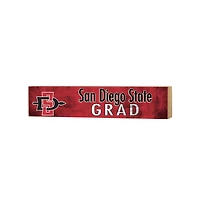 San Diego State Aztecs 3" x 13" Grad Block Sign