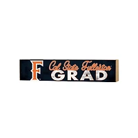 Cal State Fullerton Titans 3" x 13" Grad Block Sign