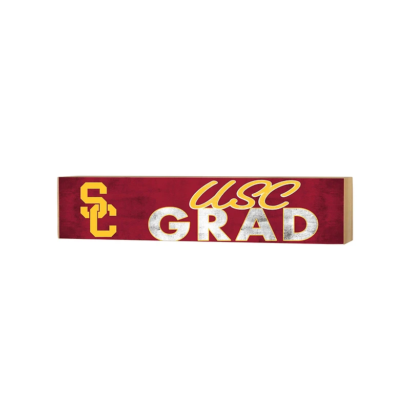 USC Trojans 3" x 13" Grad Block Sign