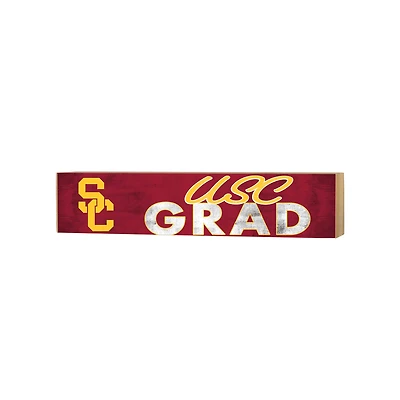 USC Trojans 3" x 13" Grad Block Sign