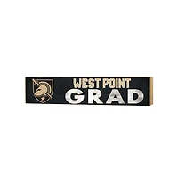 Army Black Knights 3" x 13" Grad Block Sign