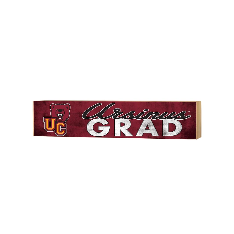 Ursinus Bears 3" x 13" Grad Block Sign