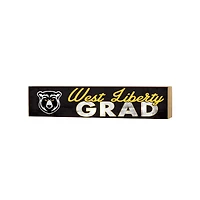 West Liberty Hilltoppers 3" x 13" Grad Block Sign