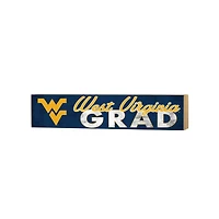 West Virginia Mountaineers 3" x 13" Grad Block Sign