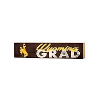 Wyoming Cowboys 3" x 13" Grad Block Sign
