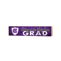 Holy Cross Crusaders 3" x 13" Grad Block Sign