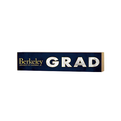 Cal Bears 3" x 13" Grad Block Sign