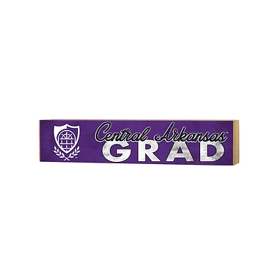 Central Arkansas Bears 3" x 13" Grad Block Sign