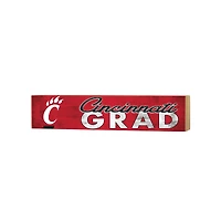 Cincinnati Bearcats 3" x 13" Grad Block Sign