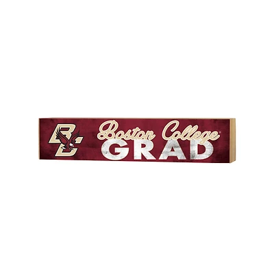 Boston College Eagles 3" x 13" Grad Block Sign