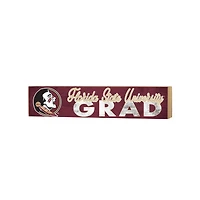 Florida State Seminoles 3" x 13" Grad Block Sign