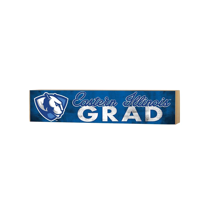 Eastern Illinois Panthers 3" x 13" Grad Block Sign