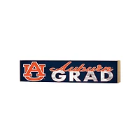 Auburn Tigers 3" x 13" Grad Block Sign