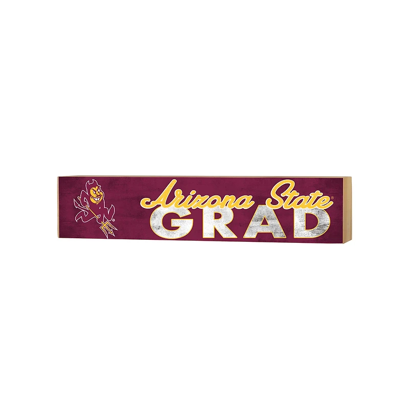 Arizona State Sun Devils 3" x 13" Grad Block Sign
