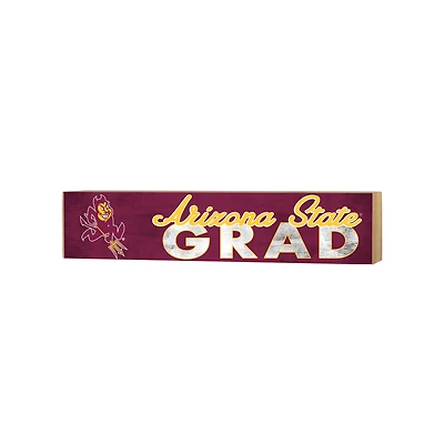 Arizona State Sun Devils 3" x 13" Grad Block Sign
