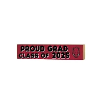 Arkansas Razorbacks 3" x 13" Proud Grad Class of 2025 Block Sign