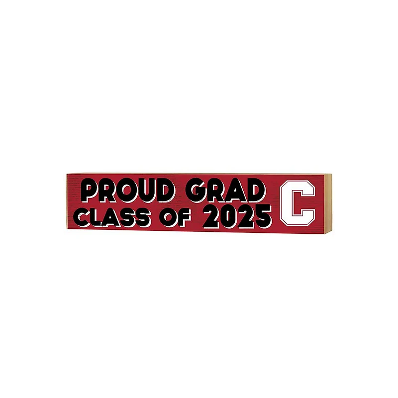 Cornell Big Red 3" x 13" Proud Grad Class of 2025 Block Sign
