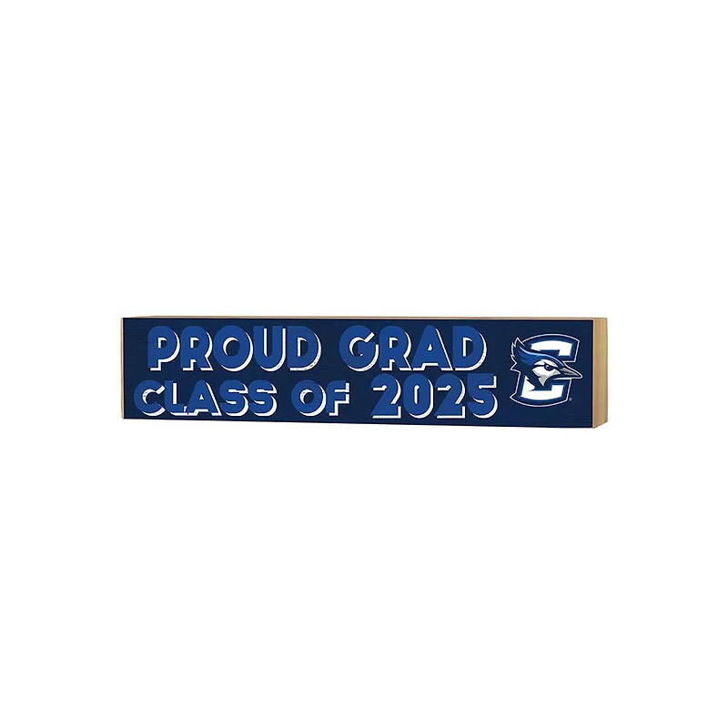 Creighton Bluejays 3" x 13" Proud Grad Class of 2025 Block Sign