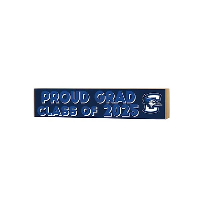 Creighton Bluejays 3" x 13" Proud Grad Class of 2025 Block Sign