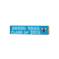 Delaware State Hornets 3" x 13" Proud Grad Class of 2025 Block Sign