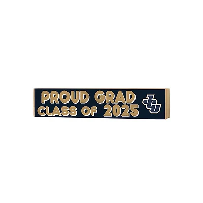 John Carroll University Blue Streaks 3" x 13" Proud Grad Class of 2025 Block Sign