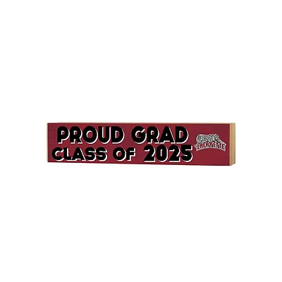 Lafayette College Leopards 3" x 13" Proud Grad Class of 2025 Block Sign