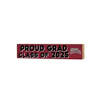 Lafayette College Leopards 3" x 13" Proud Grad Class of 2025 Block Sign