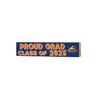 Morgan State Bears 3" x 13" Proud Grad Class of 2025 Block Sign