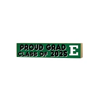 Eastern Michigan Eagles 3" x 13" Proud Grad Class of 2025 Block Sign