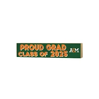 Florida A&M Rattlers 3" x 13" Proud Grad Class of 2025 Block Sign