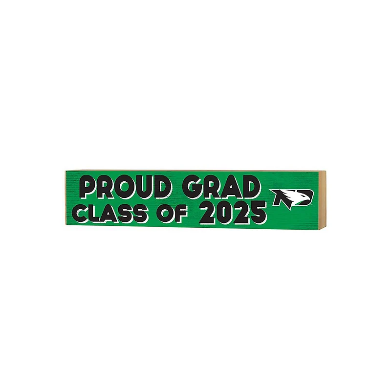 North Dakota 3" x 13" Proud Grad Class of 2025 Block Sign