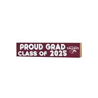 Southern Illinois Salukis 3" x 13" Proud Grad Class of 2025 Block Sign